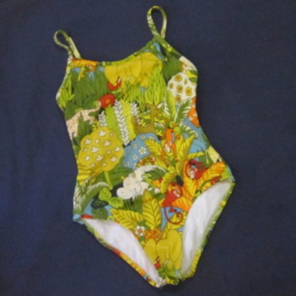 SANDY BOTTOMS South Beach swim suit safari zoo - Picture 1 of 5